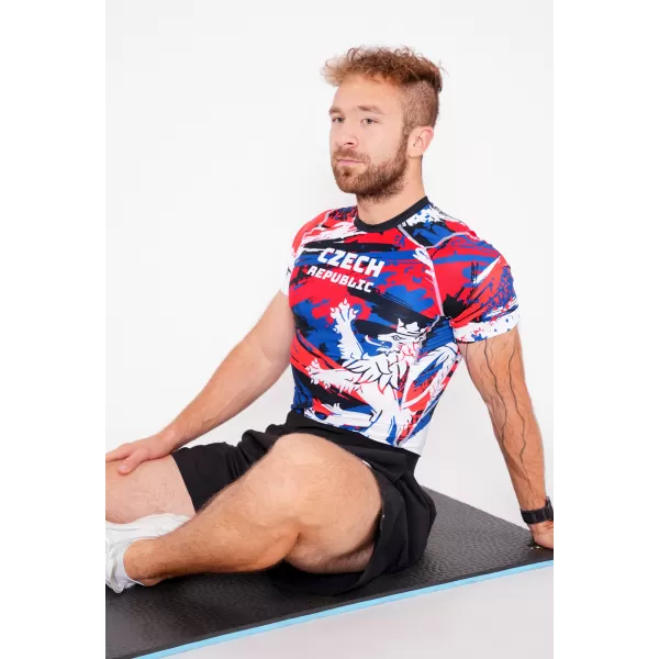  Pánske funkčné kompresné tričko s krátkym rukávom premium ALTISPORT VOJ/ALM036TR04 SLOVAK 