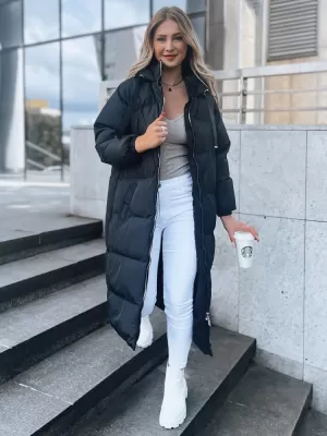 Dámsky kabát DSTREET COZYSEASON ČIERNA