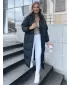 Dámsky kabát DSTREET COZYSEASON ČIERNA