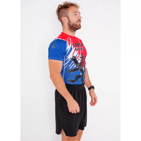  Pánske funkčné kompresné tričko s krátkym rukávom premium ALTISPORT VOJ/ALM036TR04 LEV 