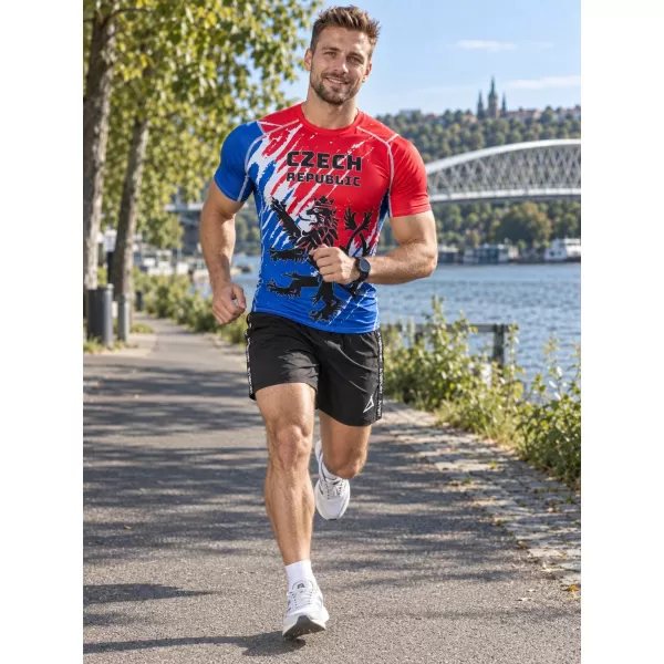  Pánske funkčné kompresné tričko s krátkym rukávom premium ALTISPORT VOJ/ALM036TR04 LEV 