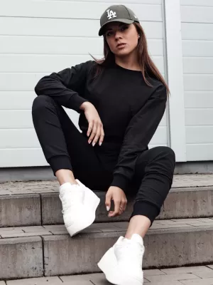 Dámska mikina DSTREET by1298 ČIERNA