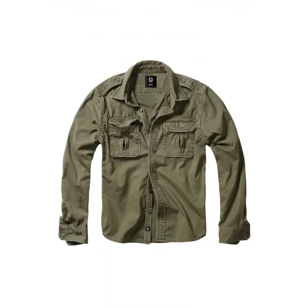  Pánska košeľa BRANDIT VINTAGE BD9373 OLIVE 