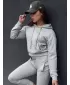 Dámska mikina DSTREET TRENDHOOD SVETLO ŠEDÁ