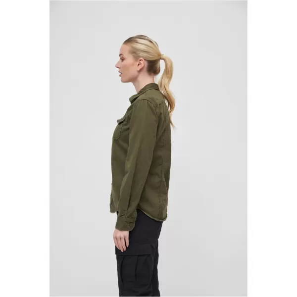  Dámska košeľa BRANDIT BD9618 OLIVE 
