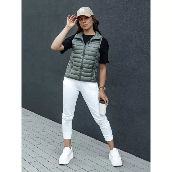  Dámska vesta DSTREET STYLISHZ TY4448 ZELENÁ 