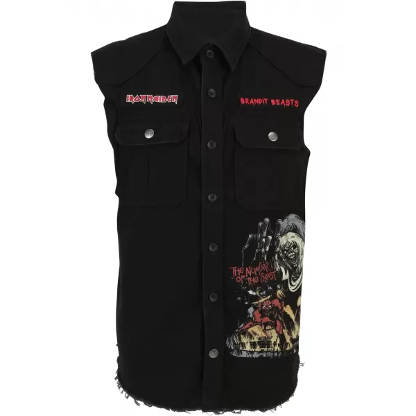  Tričko BRANDIT IRON MAIDEN BD61043 ČIERNY 