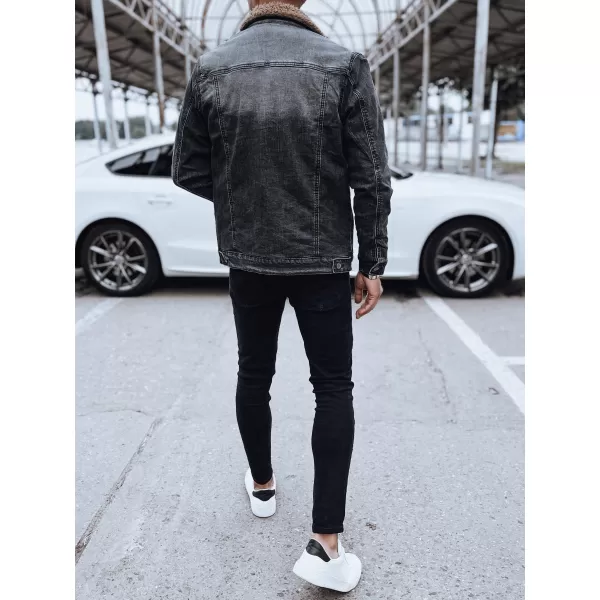  Pánska džínsová bunda DSTREET tx4725 ČIERNA 