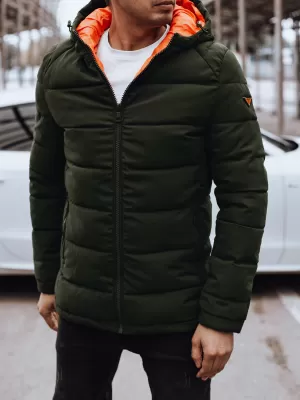 Pánska zimná bunda dstreet zelená