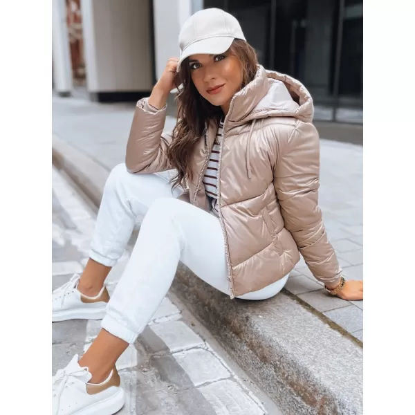 Dámska bunda DSTREET LOLAROSE ZLATÁ 