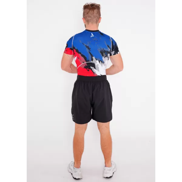  Pánske funkčné kompresné tričko s krátkym rukávom premium ALTISPORT VOJ/ALM036TR04 ŠMÚHY 