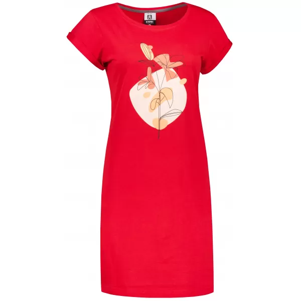  Dámske rozšírené T -shirt/šaty ALTISPORT alw187178 červené 