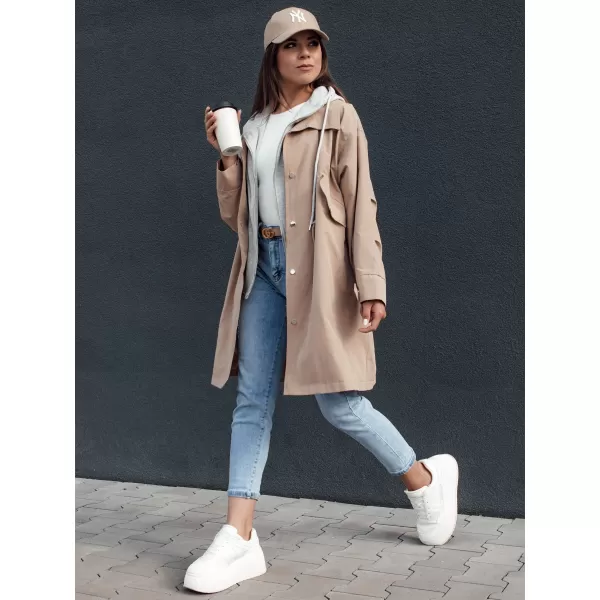  Dámska parka DSTREET MODERN LOOK BÉŽOVÁ 
