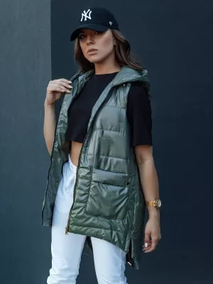 Dámska vesta DSTREET JESS TY4442 ZELENÁ