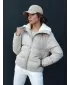 Dámska zimná bunda DSTREET TRENDYGLAM TY4358 BÉŽOVÁ