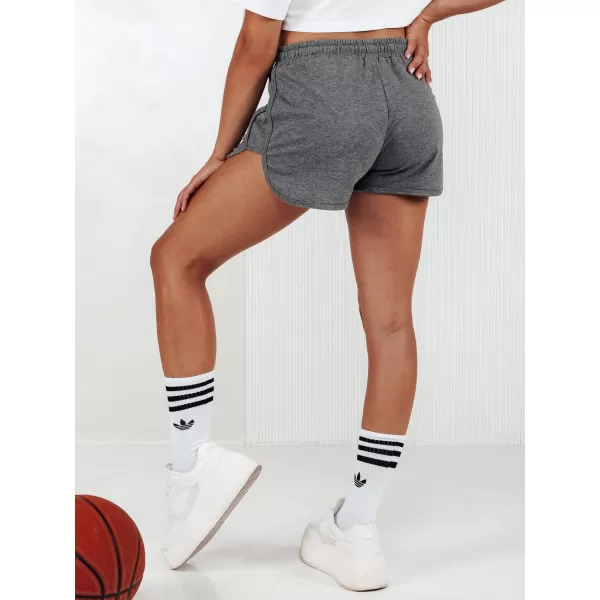 Dámske šortky DSTREET GO SPORT TMAVO ŠEDÁ 