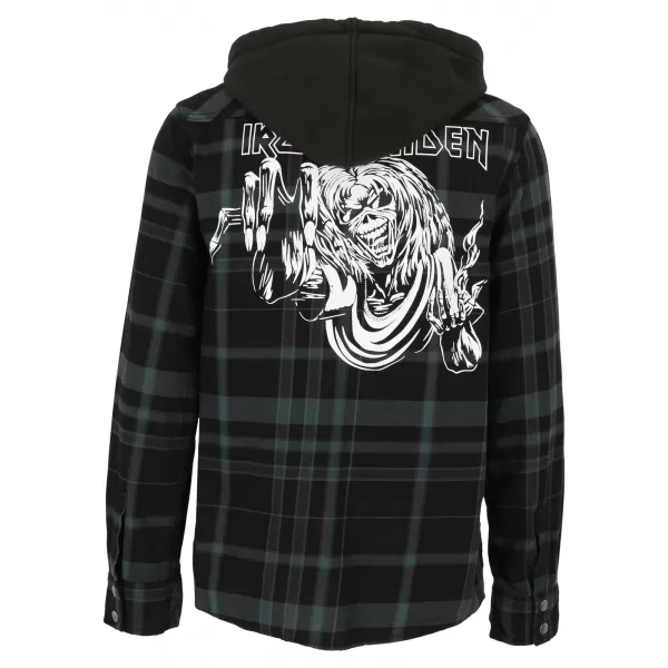  Pánska mikina BRANDIT IRON MAIDEN BD61048 ČIERNA/ZELENÁ 