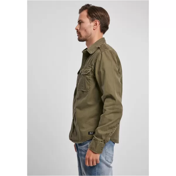  Pánska košeľa BRANDIT VINTAGE BD9373 OLIVE 