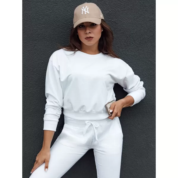  Dámska mikina DSTREET CASUALVIBE BIELA 