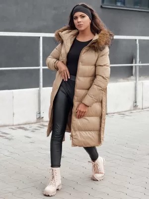 Dámsky zimný kabát DSTREET STYLEBELLA BÉŽOVÁ