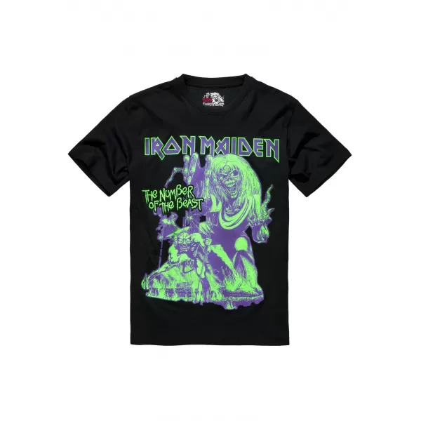  Pánske tričko BRANDIT IRON MAIDEN BD61050 ČIERNA 