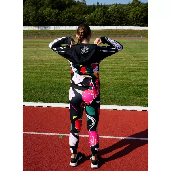  Dámska prémiová funkčná mikina ALTISPORT VOJ/ALW042MI01 ČIERNA 