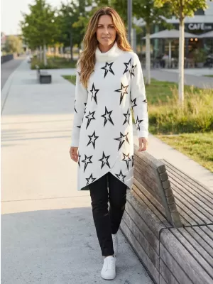 Dámsky sveter KIXMI TONYA biela
