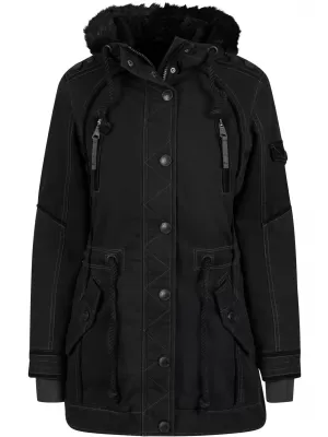 Dámska parka BRANDIT BD33122 ČIERNA