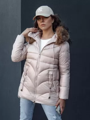 Dámska bunda DSTREET WINTERCHIC RUŽOVÁ