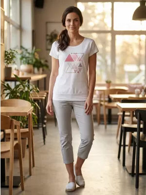 Dámske tričko ALTISPORT ALW185120 BIELA