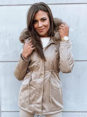 Dámska zimná bunda DSTREET GODDESS BÉŽOVÁ