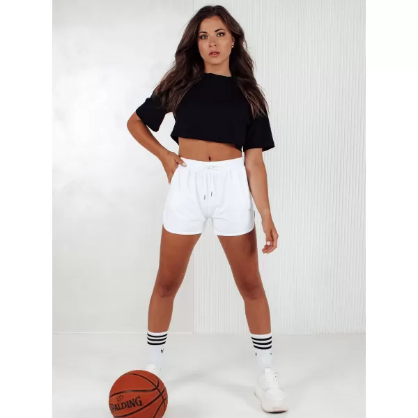  Dámske šortky DSTREET GO SPORT BIELA 