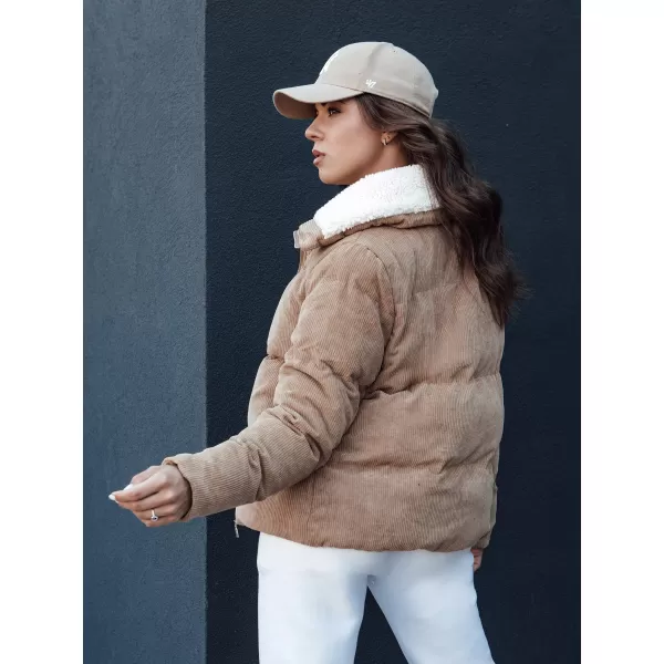  Dámska zimná bunda DSTREET TRENDYGLAM TY4359 BÉŽOVÁ 