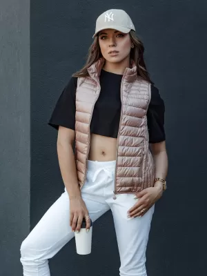 Dámska vesta DSTREET STYLISHZ TY4449 RUŽOVÁ