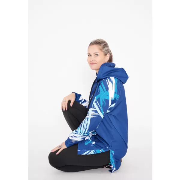  Dámska funkčná predĺžená mikina premium ALTISPORT VOJ/ALW039MI03 navy 