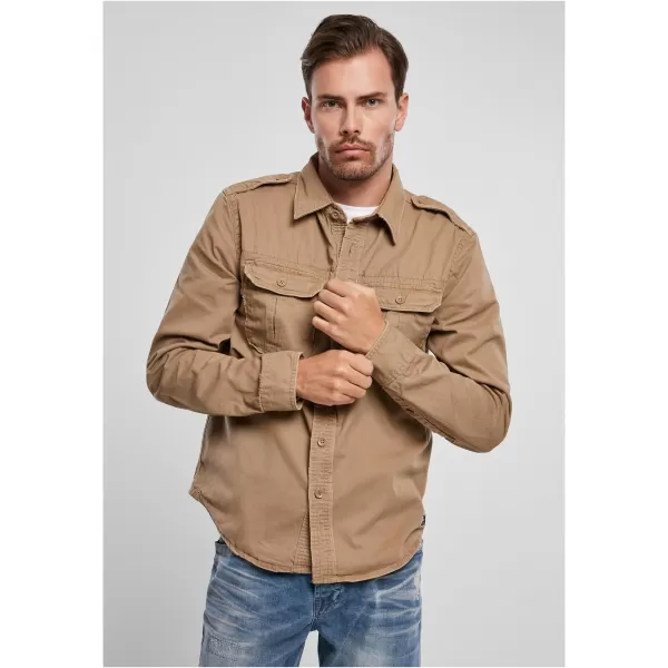  Pánska košeľa BRANDIT VINTAGE BD9373 CAMEL 
