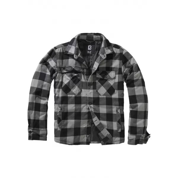  Pánska bunda BRANDIT BD9478 BLACK/CHARCOAL 