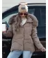 Dámska zimná bunda DSTREET FIXMIX TY4674 BÉŽOVÁ