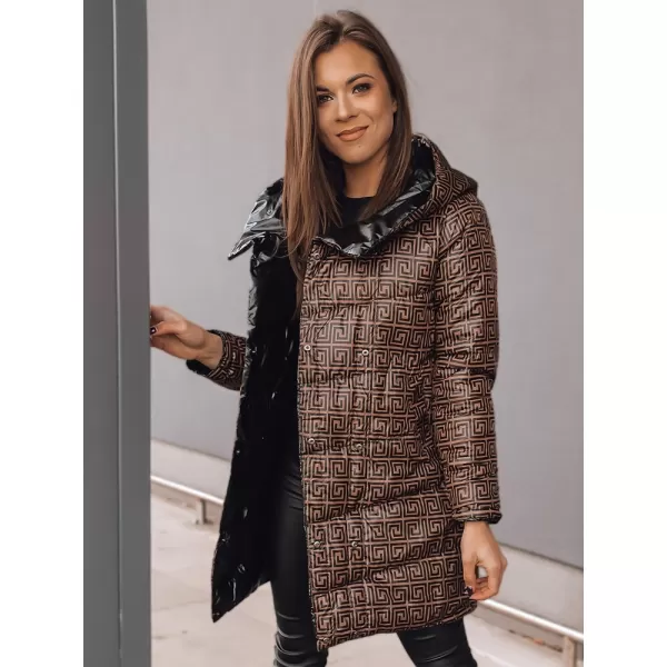  Dámska bunda dstreet Delsy Long Ty3481 čierna 