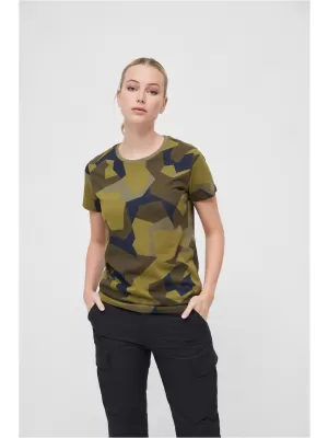 Dámske tričko BRANDIT BD44004 SWEDISH CAMO