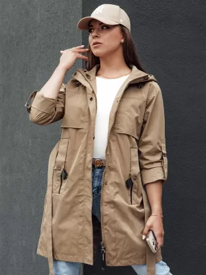 Dámska bunda dsstreet moderne ty4389 béžová