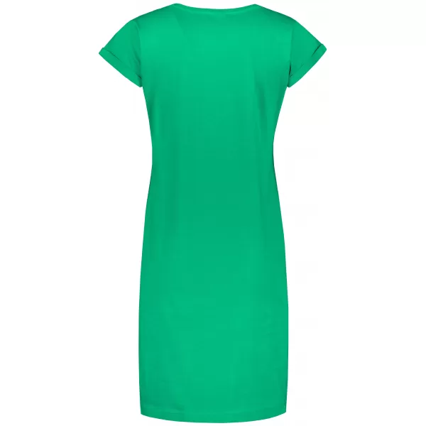  Dámske rozšírené T -shirt/šaty ALTISPORT alw187178 stredne zelené 