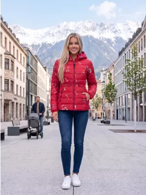 Dámska bunda ALTISPORT DARCIA červená