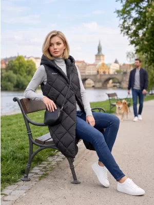 Dámska vesta ALTISPORT DANIELA čierna