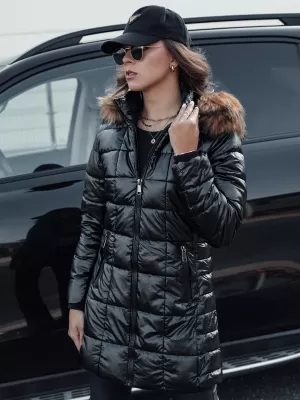 Dámsky kabát dstreet winterzip čierny