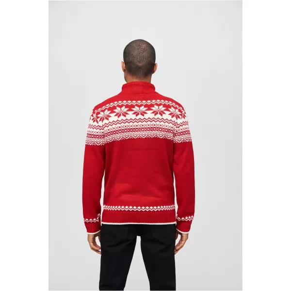  Pánska mikina Brandit Cardigan Norweger BD5030 červená 
