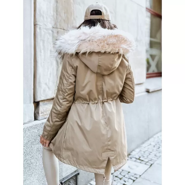  Dámska bunda DSTREET GARNET TY3946 BÉŽOVÁ 
