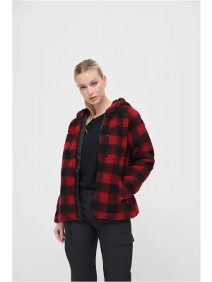 Dámska bunda brandinit BD55005 červená/čierna