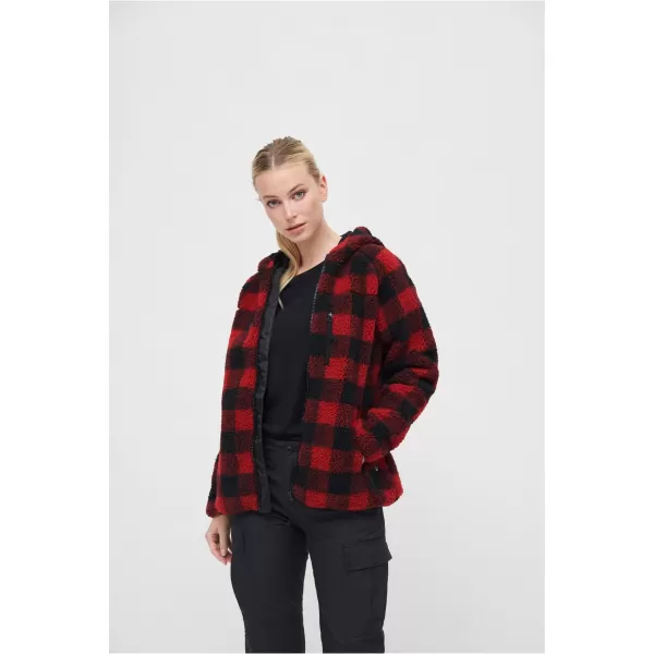 Dámska bunda brandinit BD55005 červená/čierna 