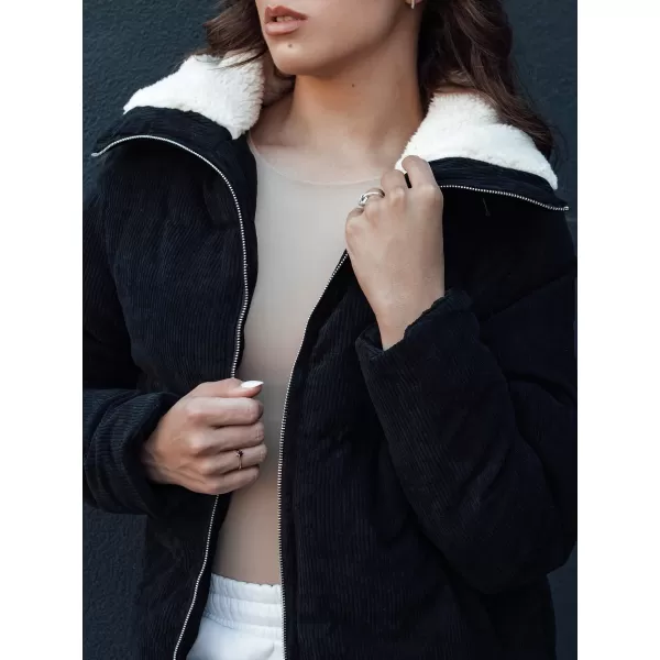  Dámska zimná bunda DSTREET TRENDYGLAM TY4357 ČIERNA 